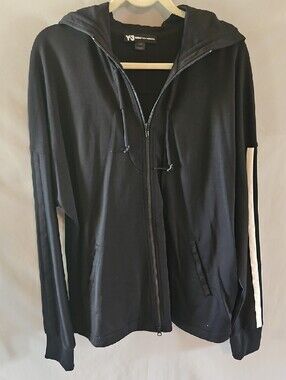 Y-3 Black Zip Hoodie
